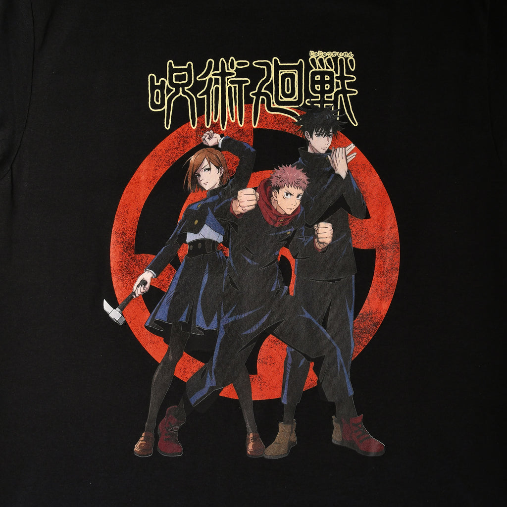 Image produit Jujutsu Kaisen - Yuji, Megumi, Nobara T-Shirt noir