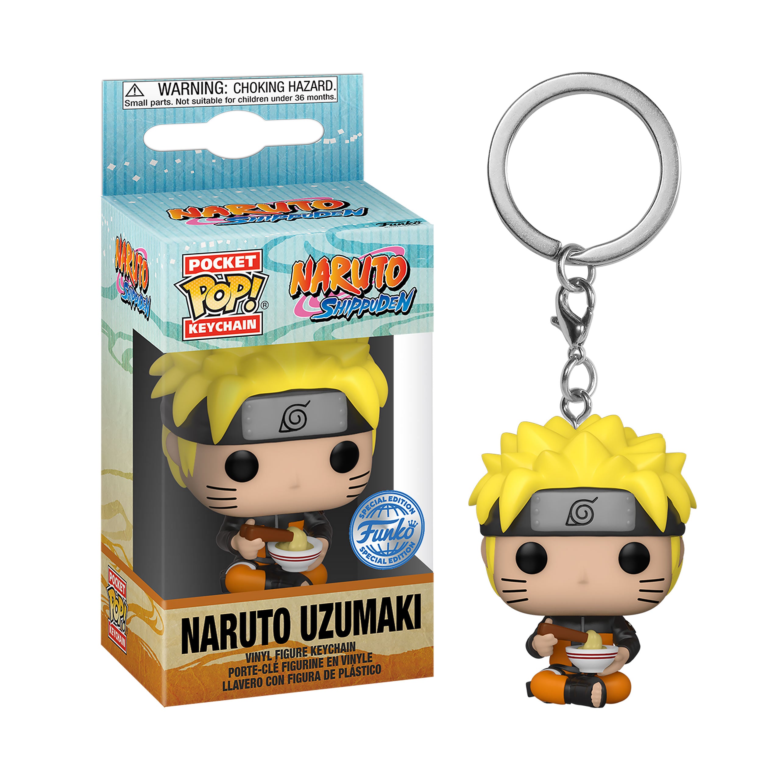 Image produit Naruto Shippuden avec des Nouilles Funko Pop Porte-clés