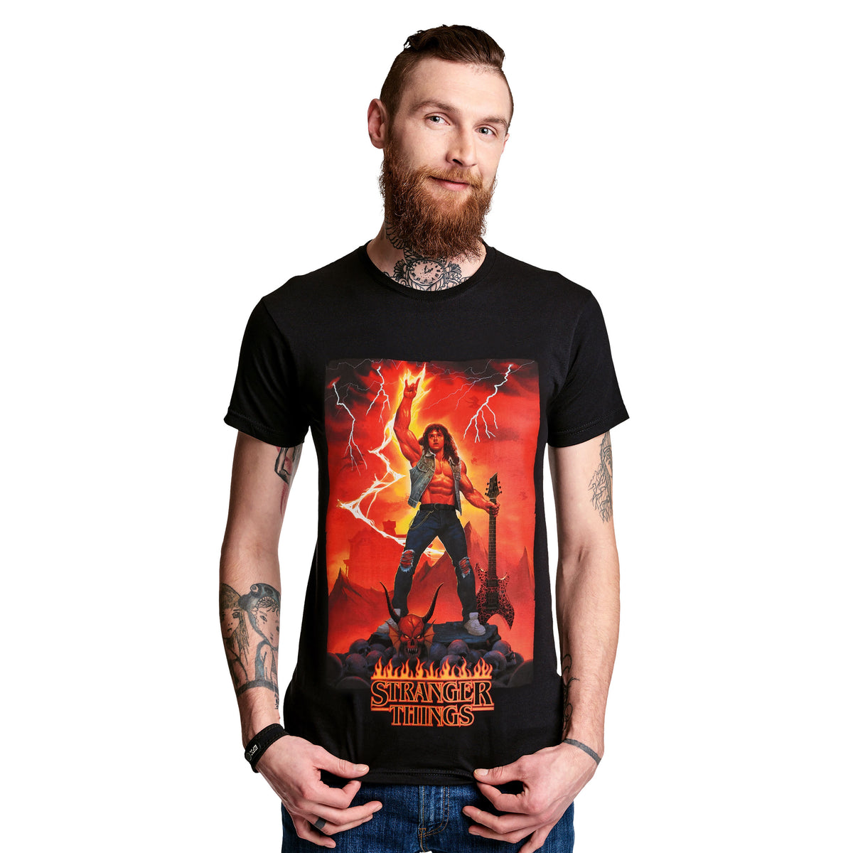 Product image Stranger Things - Eddie Rocks T-Shirt black