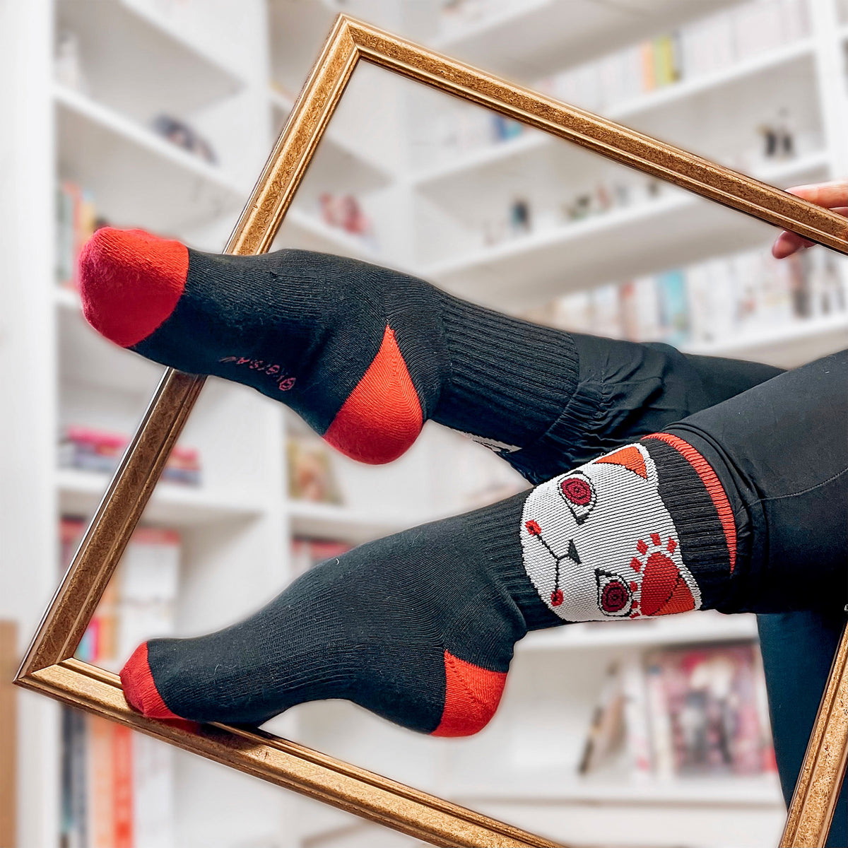 Image produit Demon Slayer - Chaussettes Masque Tanjiro