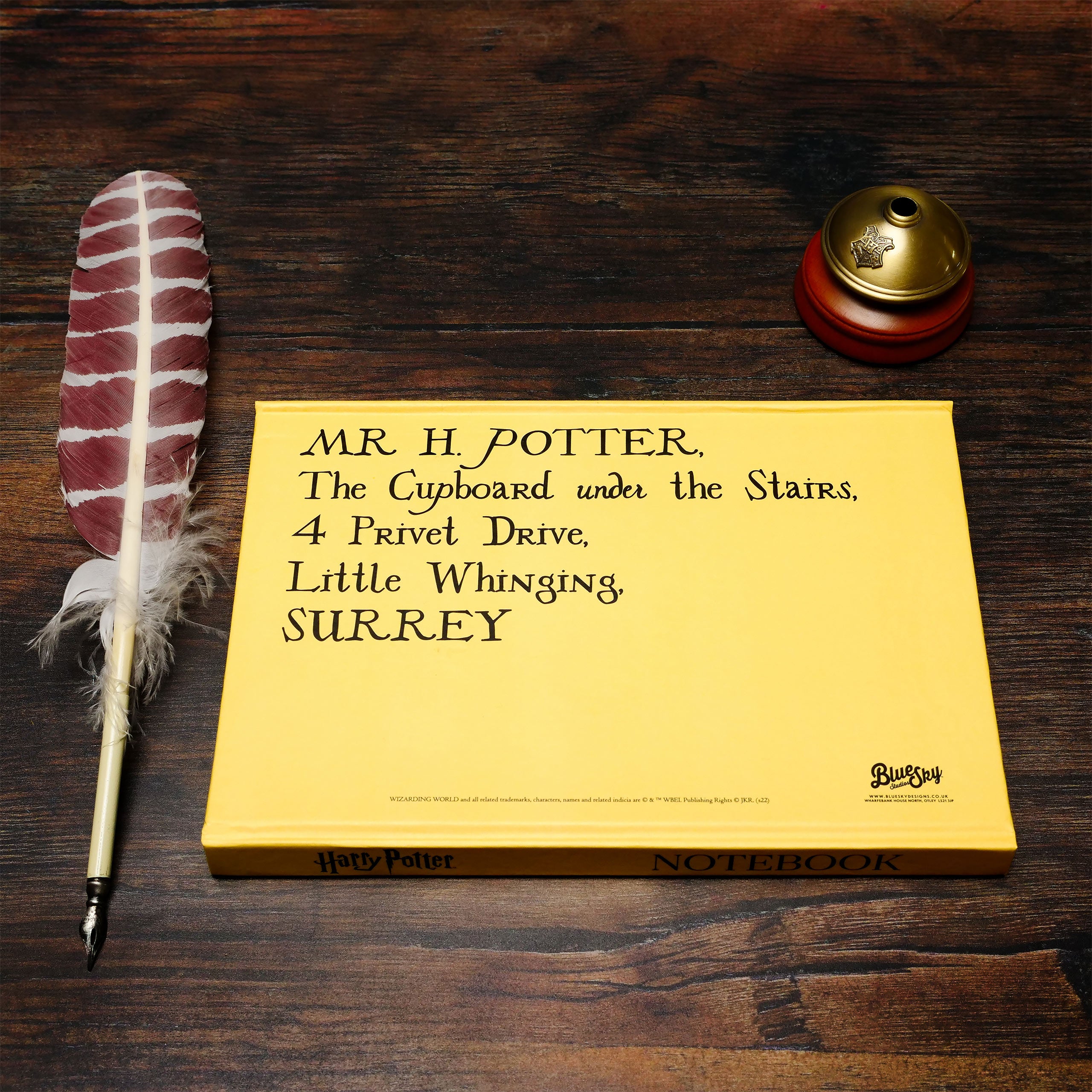 Image produit Carnet de notes Lettre de Poudlard avec fermeture magnétique A5 - Harry Potter