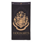 Image produit Harry Potter - Parchemin mural noir de l'écusson de Poudlard
