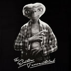 Image produit E.T. - T-shirt de personnage monochrome noir