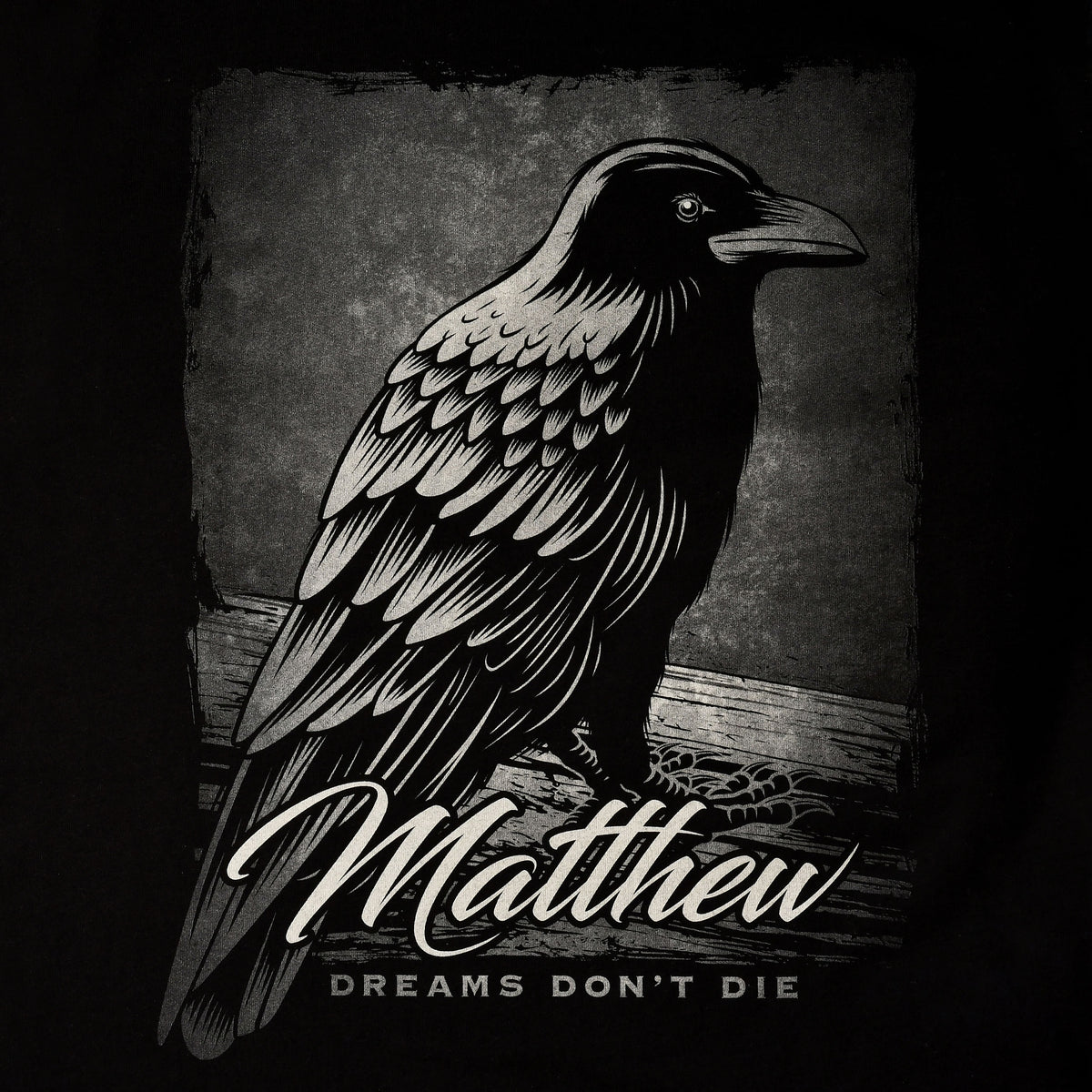 Image produit T-Shirt Dreams Don't Die pour les fans de Sandman noir