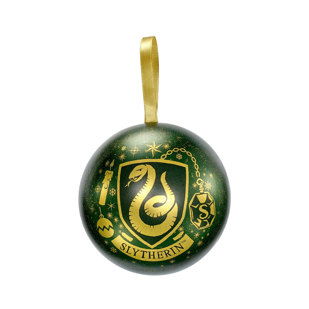 Image produit Harry Potter - Boule de Noël avec collier à l'emblème de Serpentard