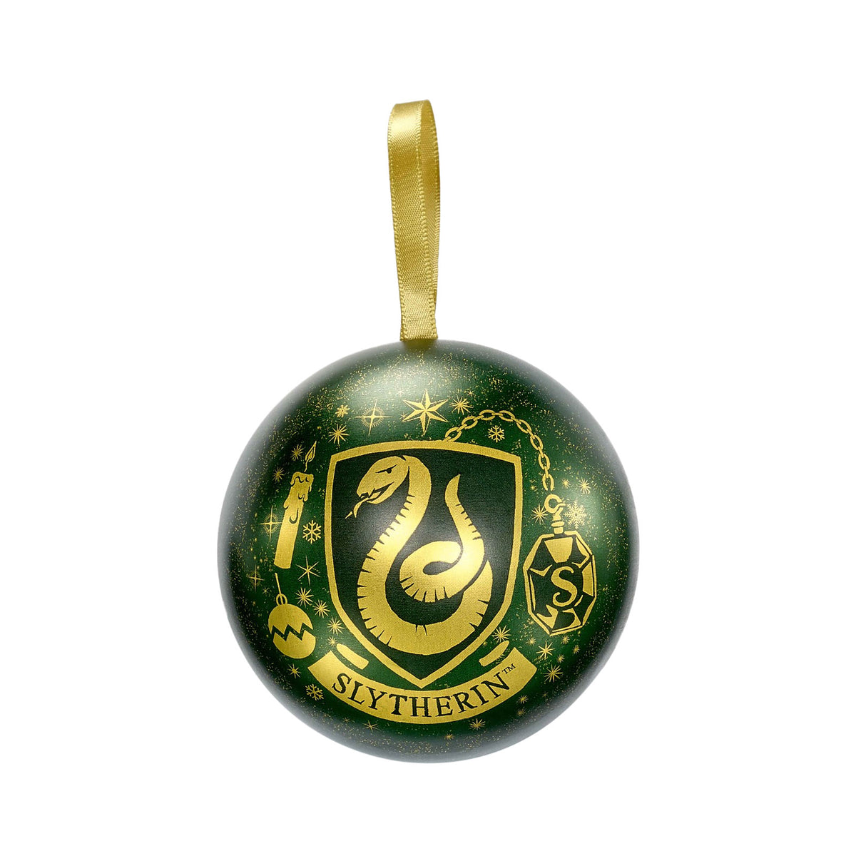 Product image Harry Potter - Christmas Bauble with Slytherin Crest Necklace
