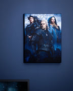 Image produit Witcher - Ciri, Yennefer & Geralt Tableau mural avec lumière