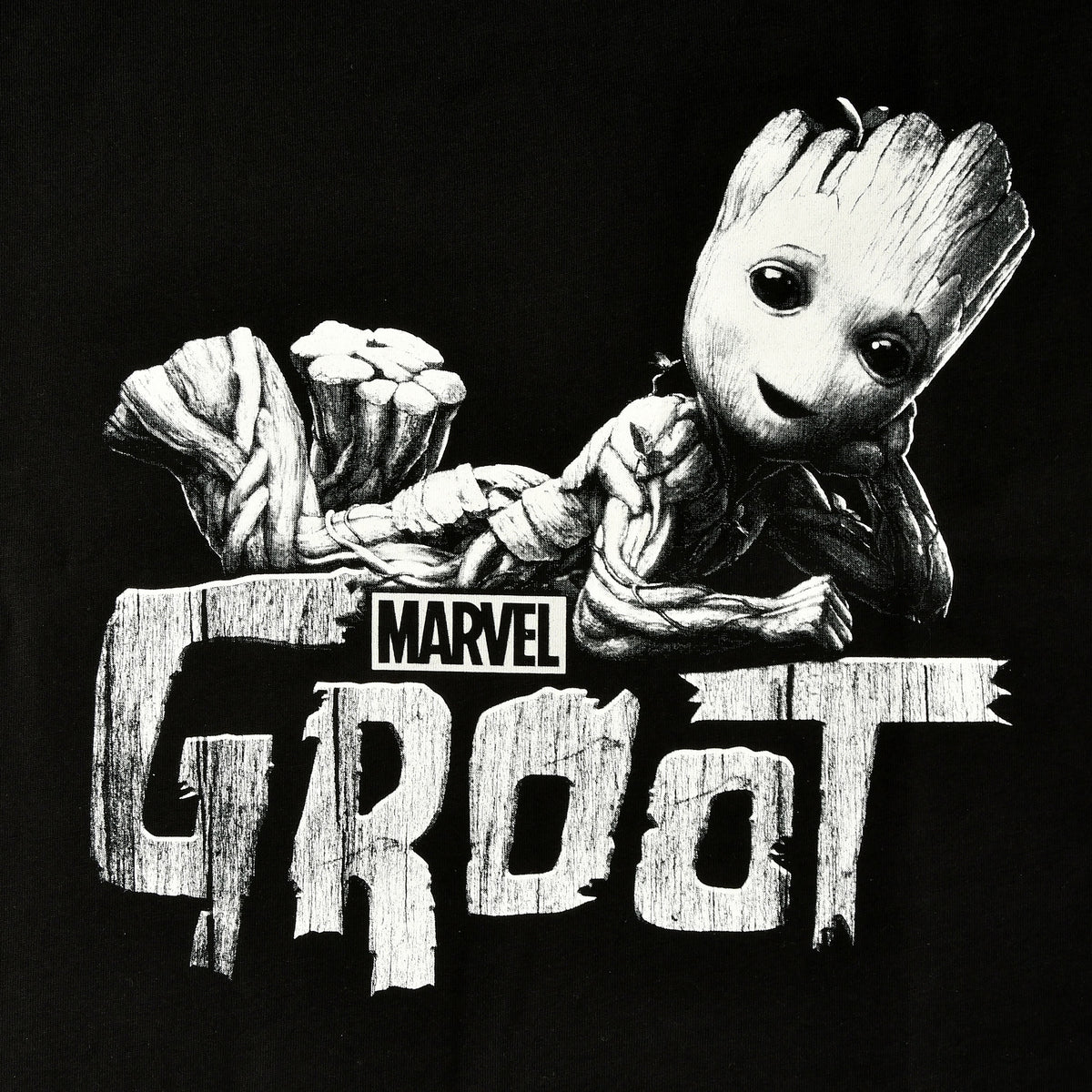 Image produit T-shirt Groot noir - Les Gardiens de la Galaxie