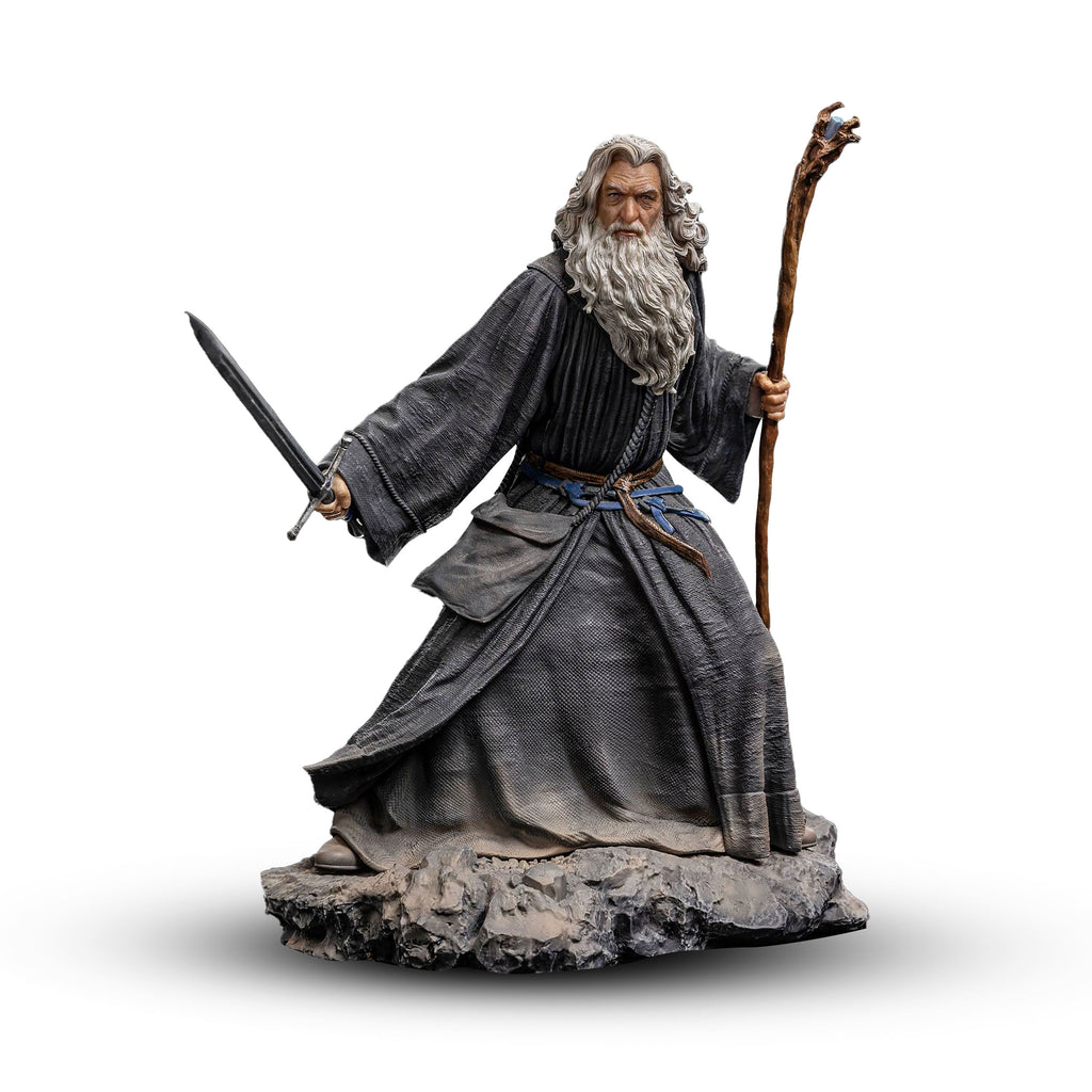Productafbeelding Heer der Ringen - Gandalf BDS Art Scale Deluxe Beeld 1:10