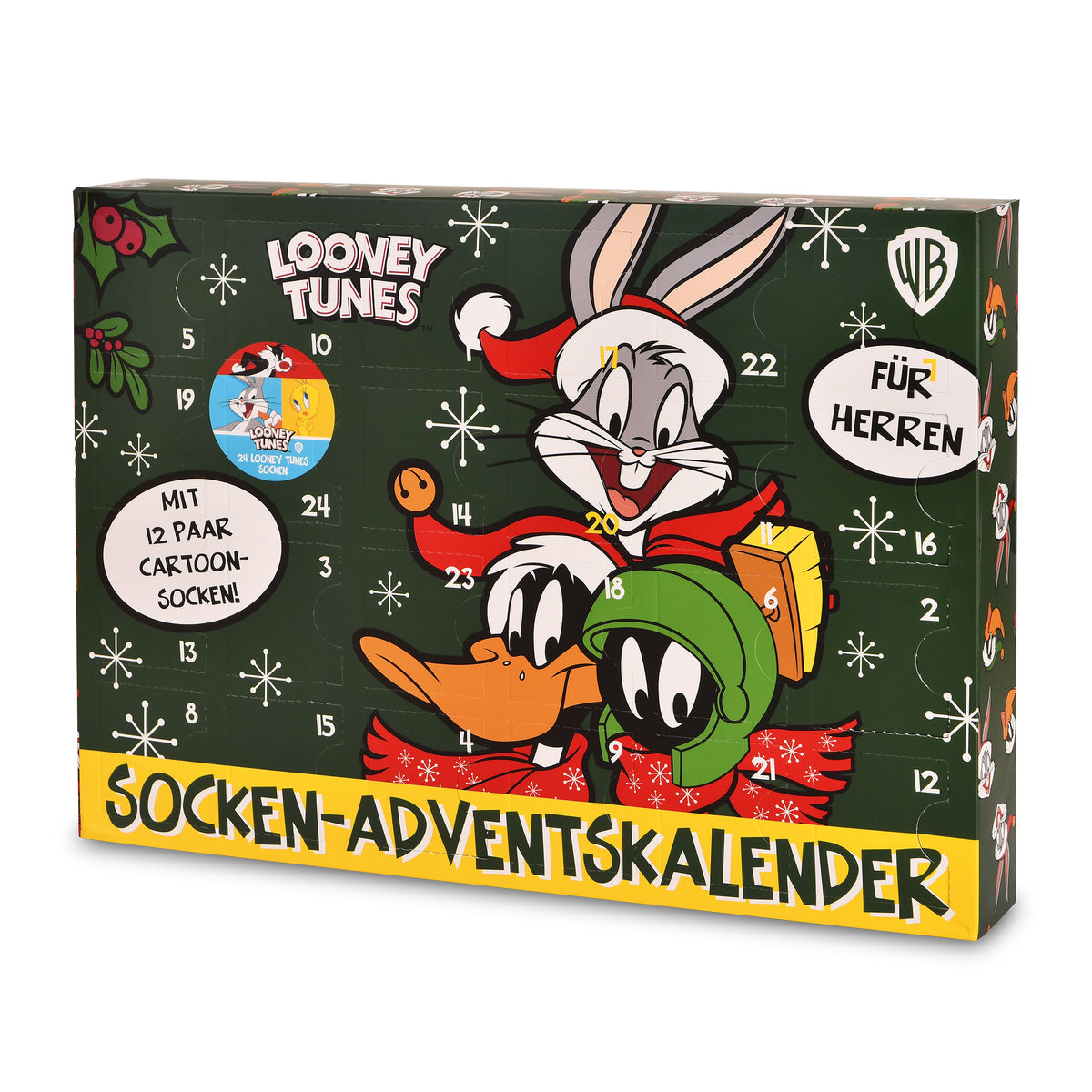 Produktbild Looney Tunes - Socken Adventskalender 42-46
