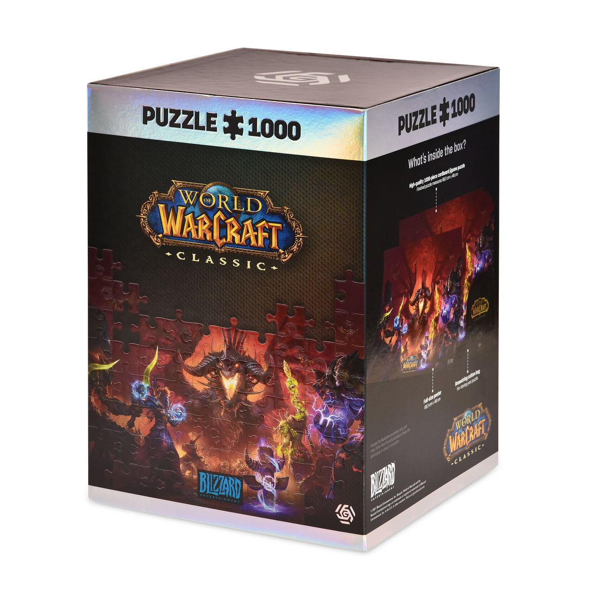 Productafbeelding World of Warcraft - Onyxia puzzel met logo stoffen zakje