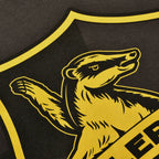 Image produit T-shirt Logo Hufflepuff Gris - Harry Potter