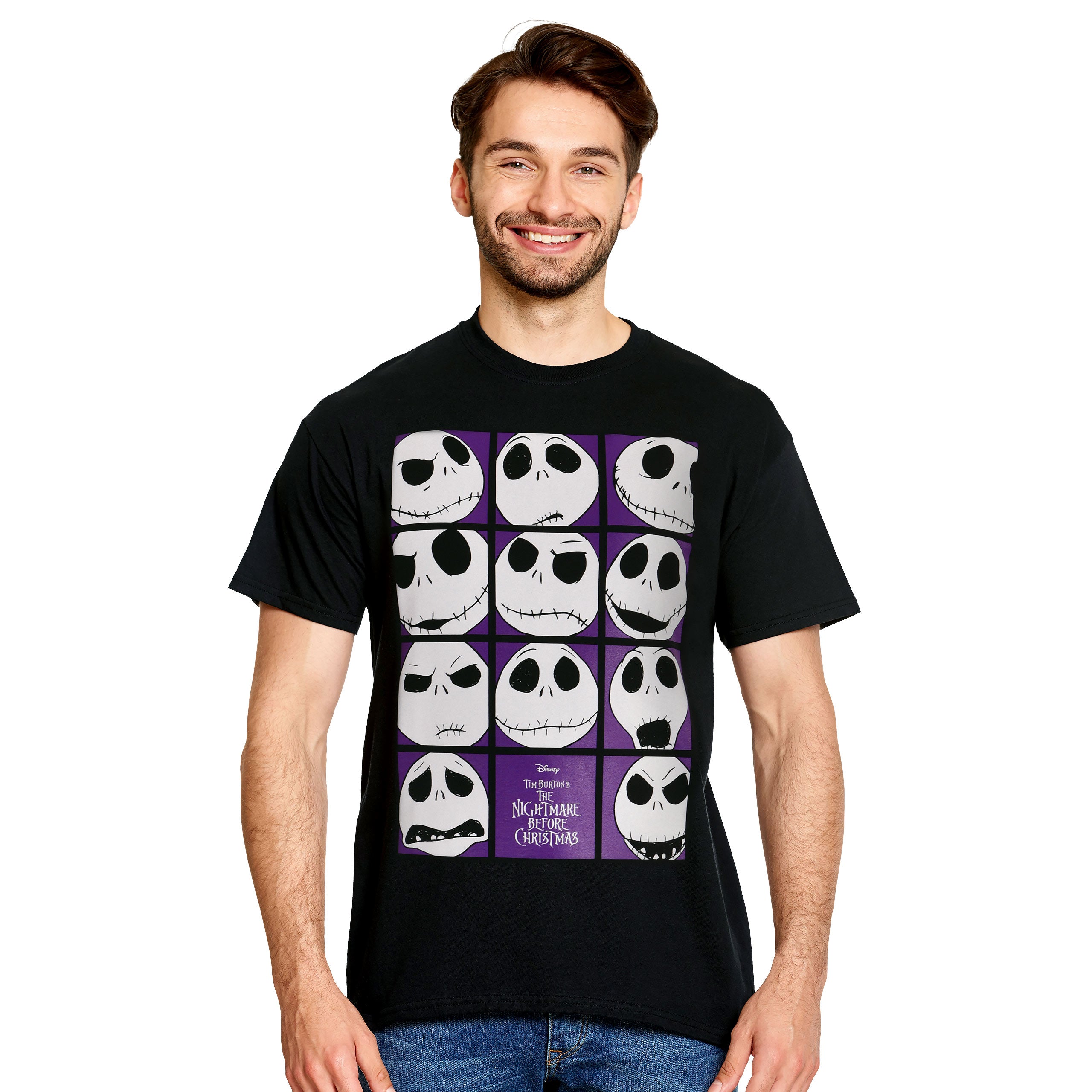 Image produit Nightmare Before Christmas - T-shirt Blockheads noir