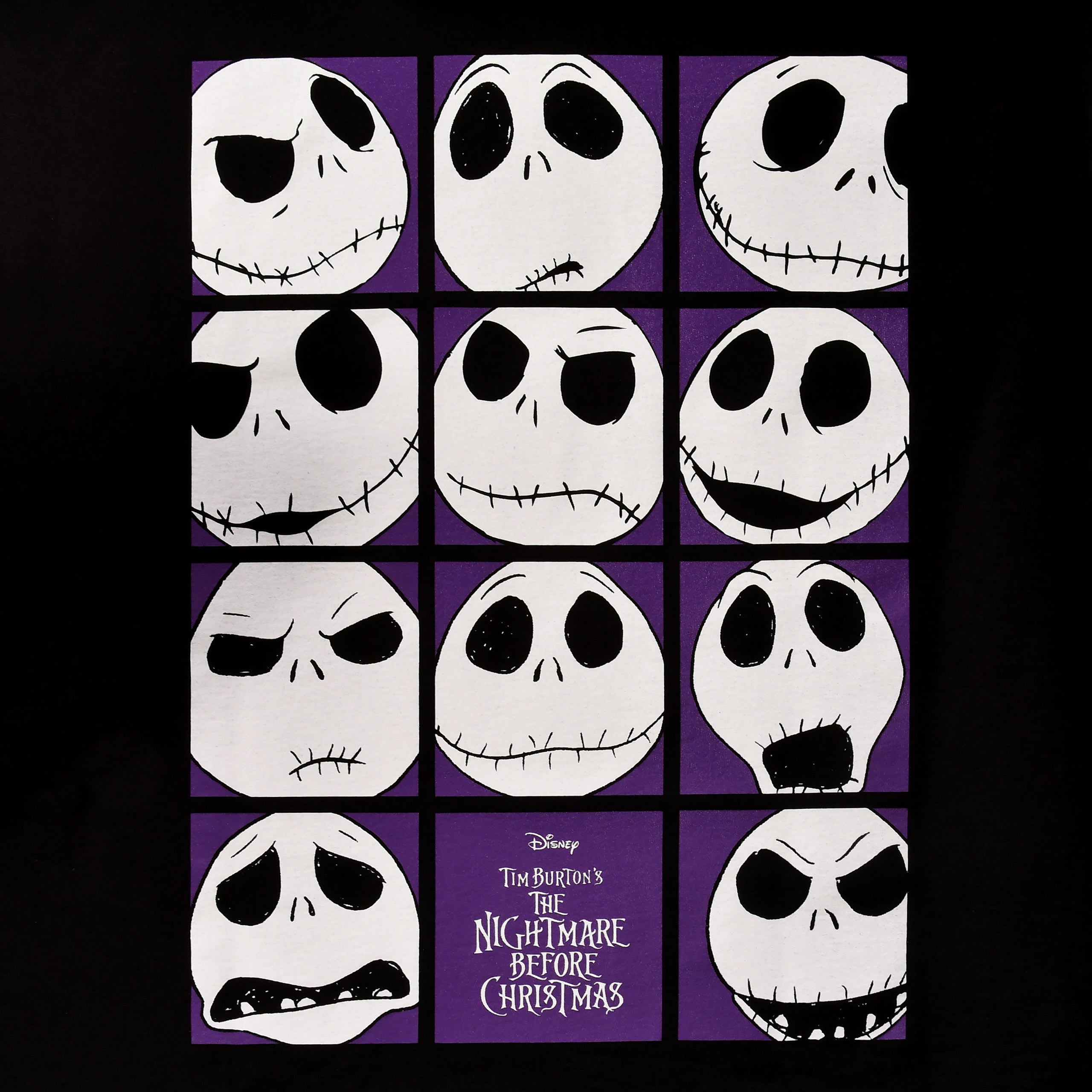 Image produit Nightmare Before Christmas - T-shirt Blockheads noir