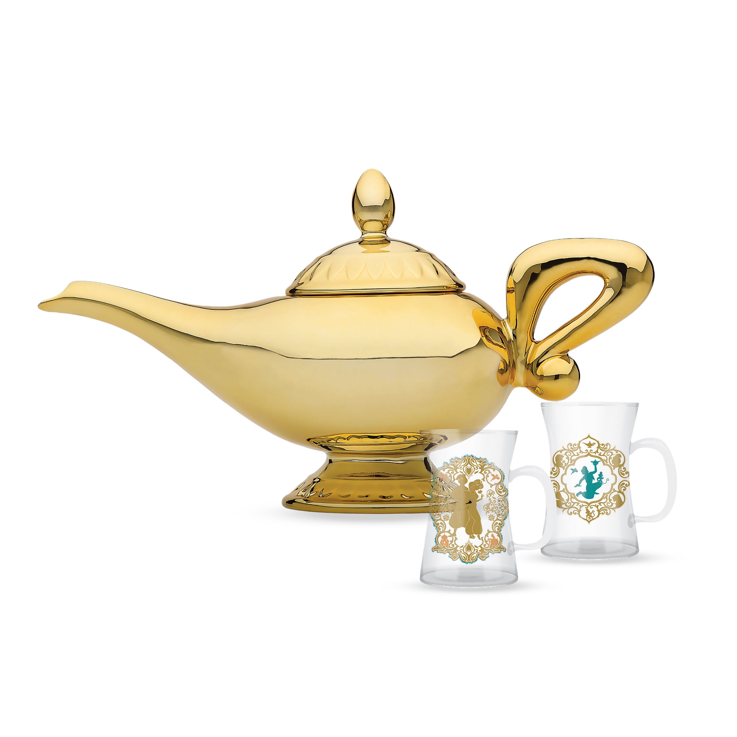 Image produit Aladdin - Théière Lampe Magique avec 2 Verres
