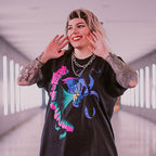 Image produit Disney - T-shirt Ursula japonais noir