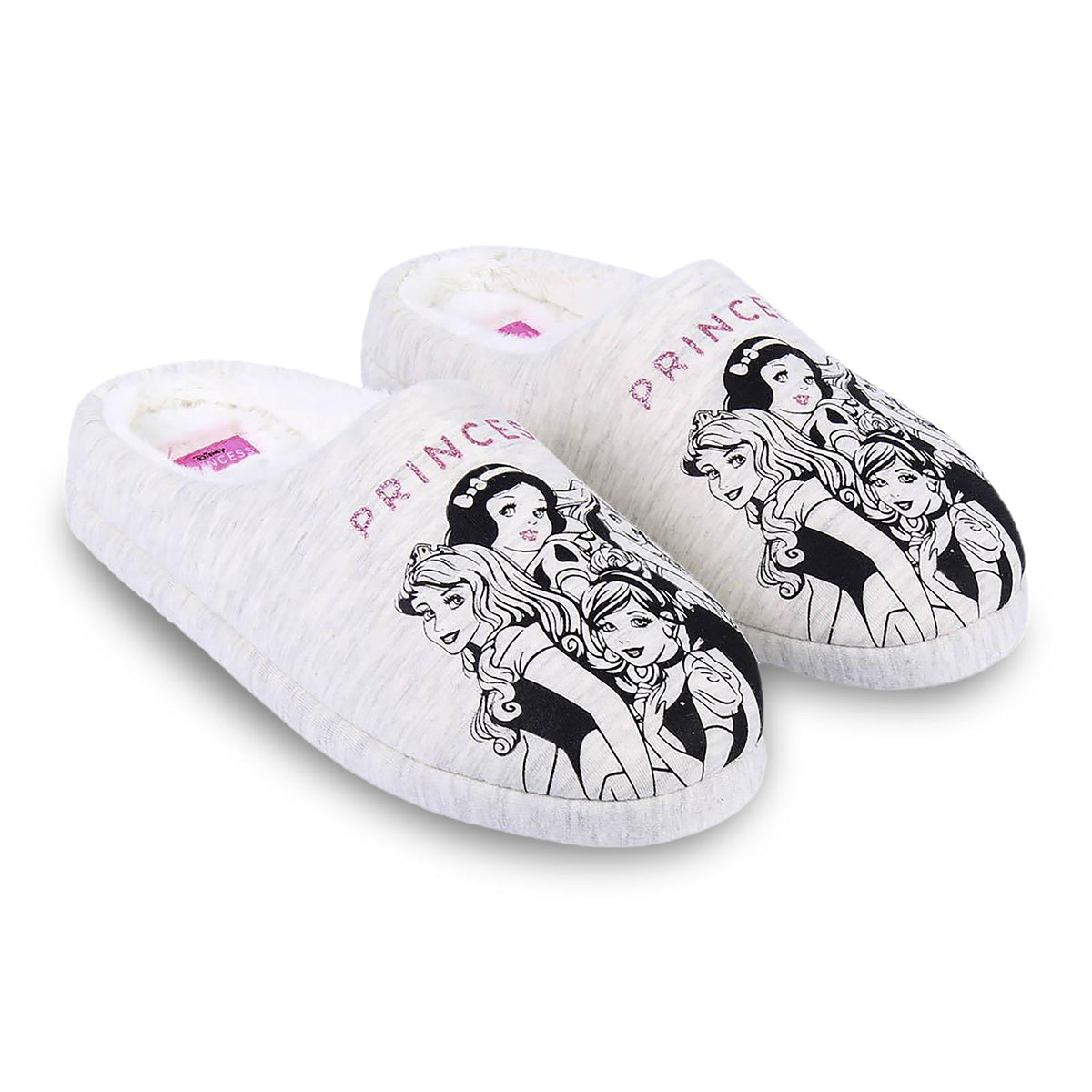 Produktbild Disney - Princess Plüsch Pantoffeln weiß
