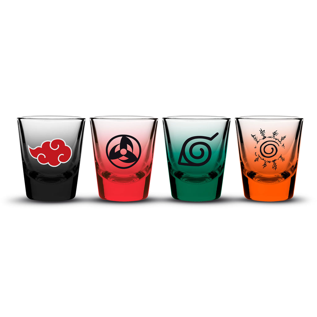 Image produit Naruto Shippuden - Ensemble de verres Shots Symboles