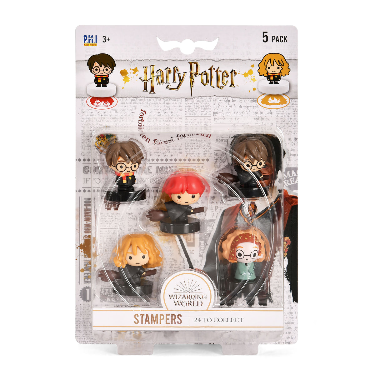 Produktbild Harry Potter - Chibi Mystery Stempel 5er Set A