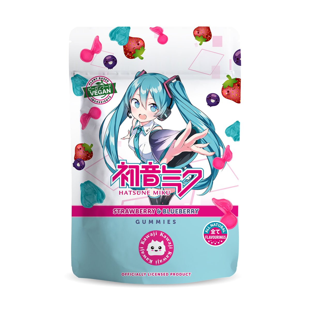 Produktbild Hatsune Miku - Powerbeärs Kawaii Fruchtgummis Vegan