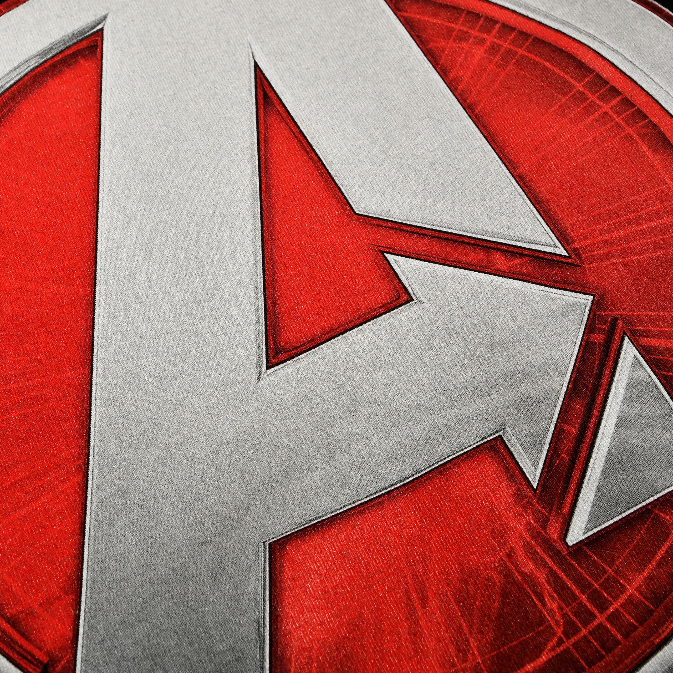 Image produit Avengers - T-Shirt Logo Argenté Noir