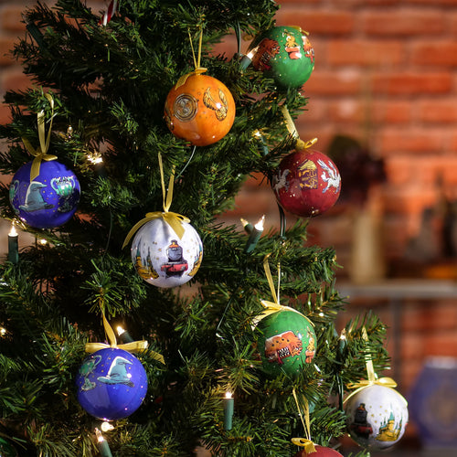 Image produit Boules de Noël Wizarding World, lot de 14 - Harry Potter