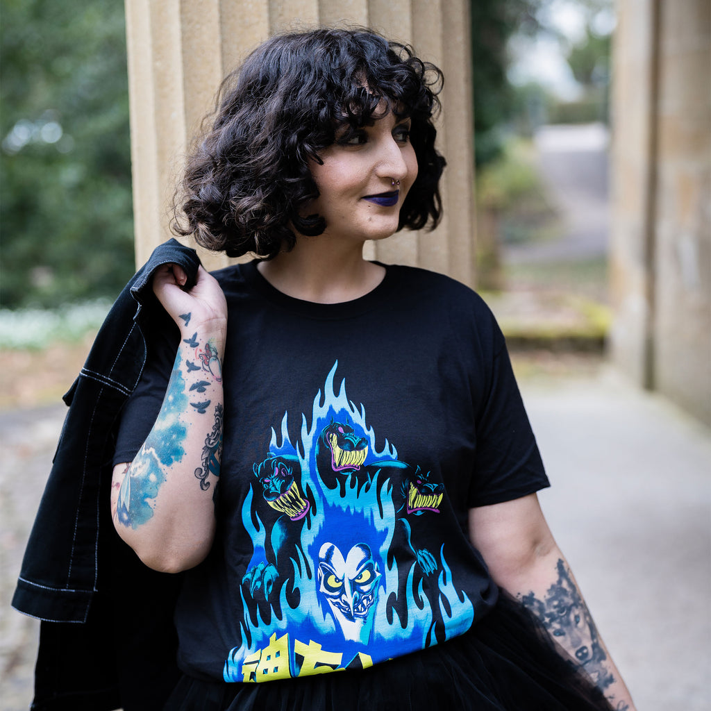 Image produit Hercule - T-shirt Hades japonais noir