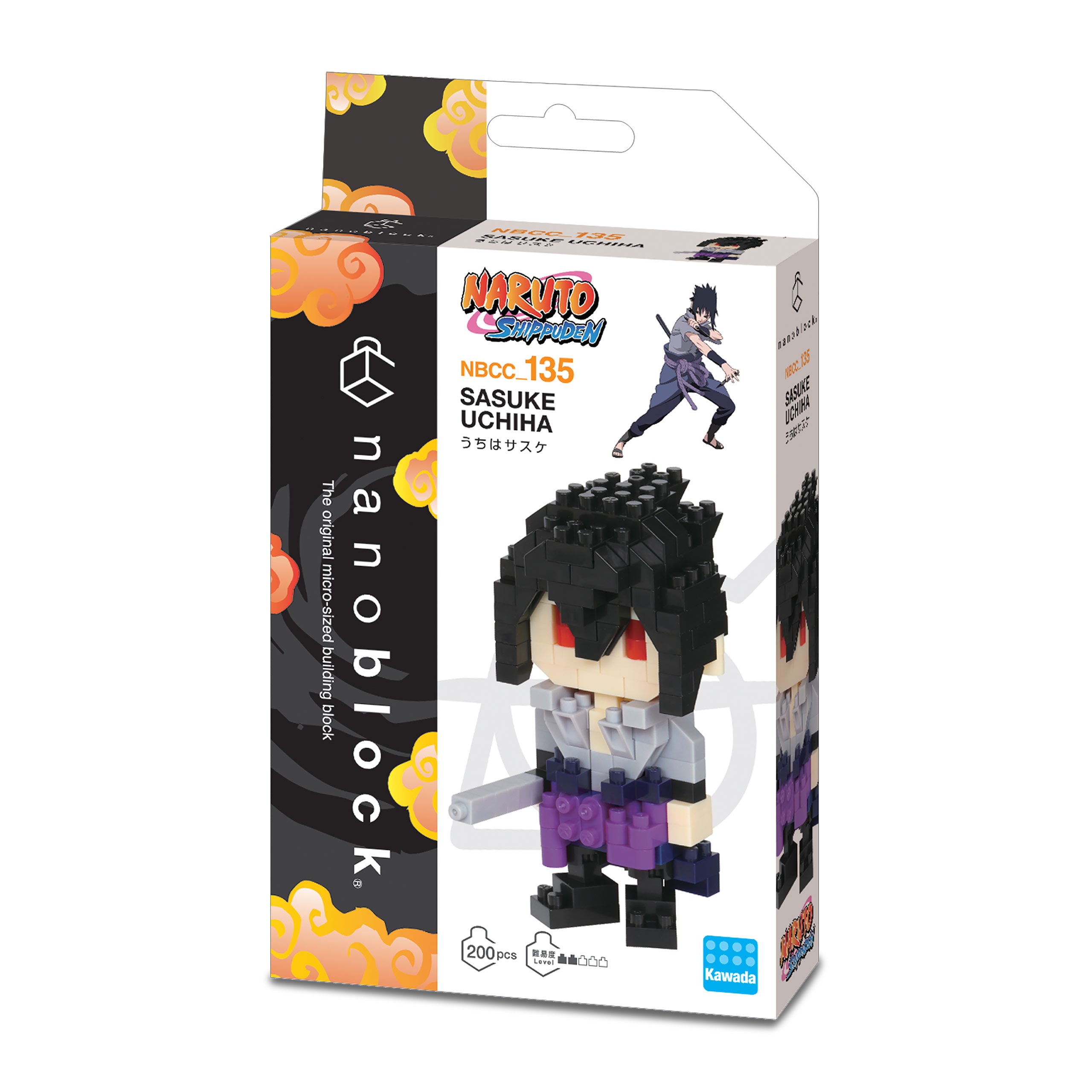 Productafbeelding Naruto Shippuden - Sasuke Uchiha nanoblock Mini Bouwfiguur