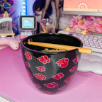 Image produit Naruto - Bol à ramen Akatsuki avec baguettes