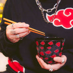 Image produit Naruto - Bol à ramen Akatsuki avec baguettes