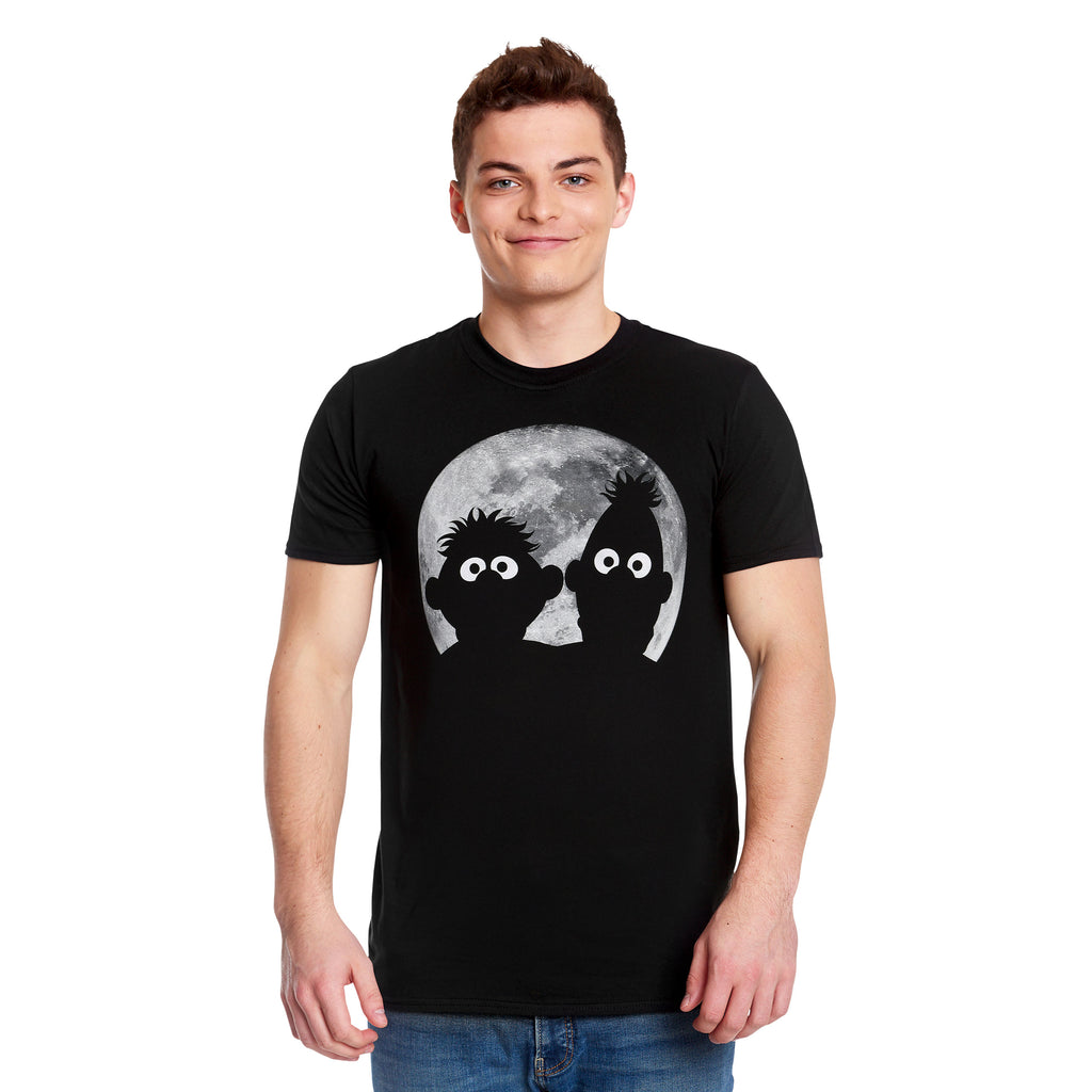 Image produit Sesame Street - T-shirt Ernie & Bert Moonnight noir
