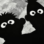 Image produit Sesame Street - T-shirt Ernie & Bert Moonnight noir
