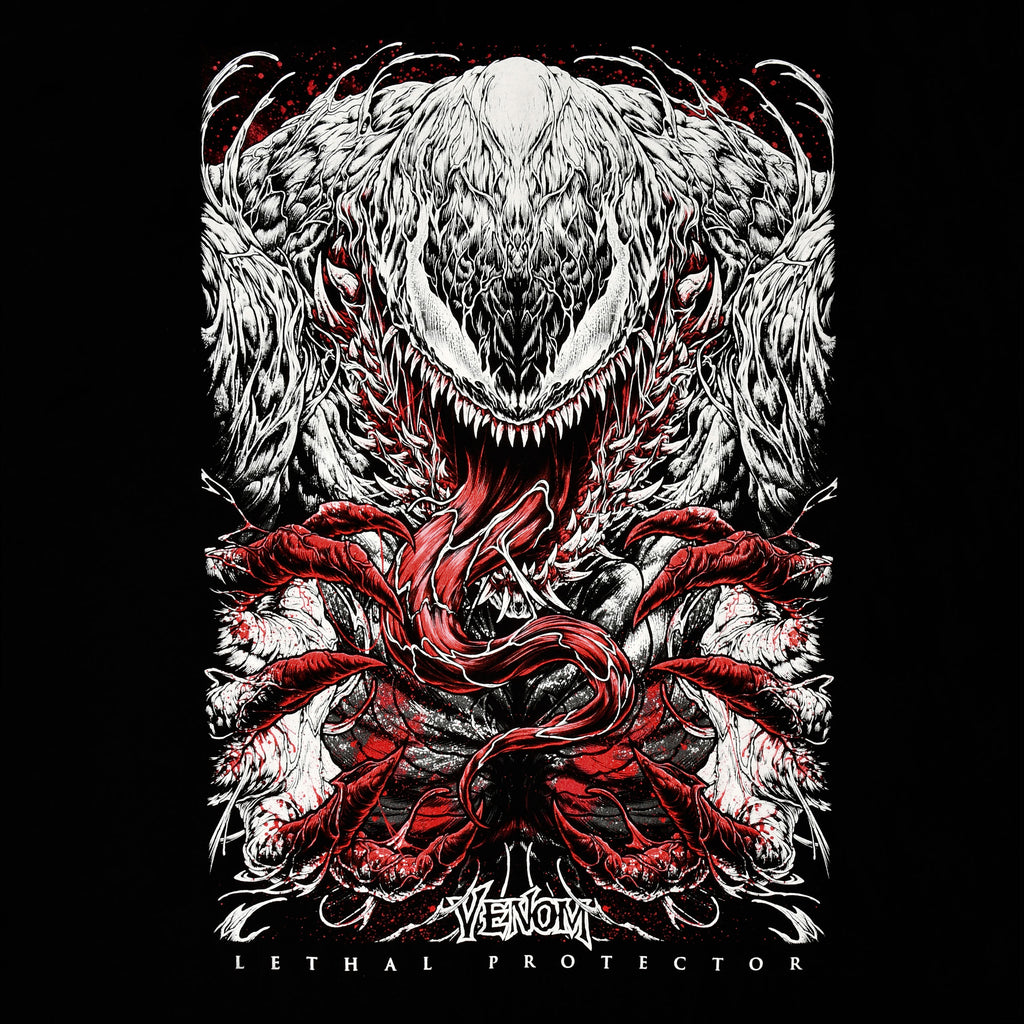 Produktbild Venom - Black White & Blood T-Shirt schwarz
