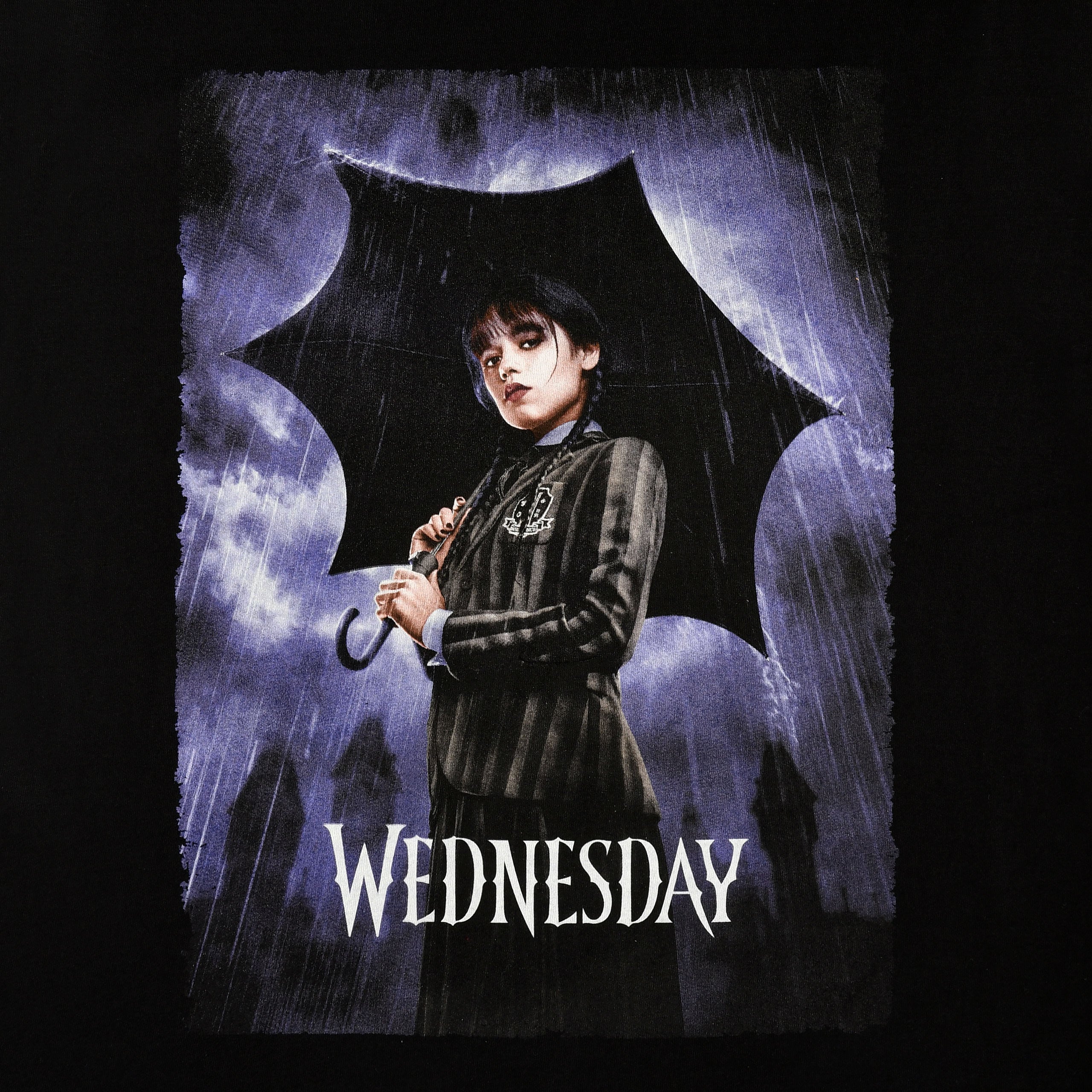 Produktbild Wednesday - Teaser Poster T-Shirt schwarz