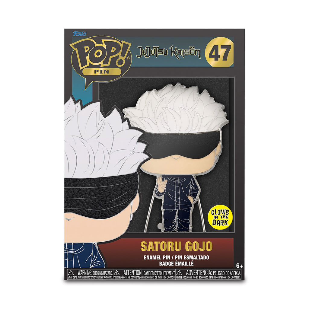 Image produit Jujutsu Kaisen - Satoru Gojo Glow in the Dark Funko Pop Pin 10 cm
