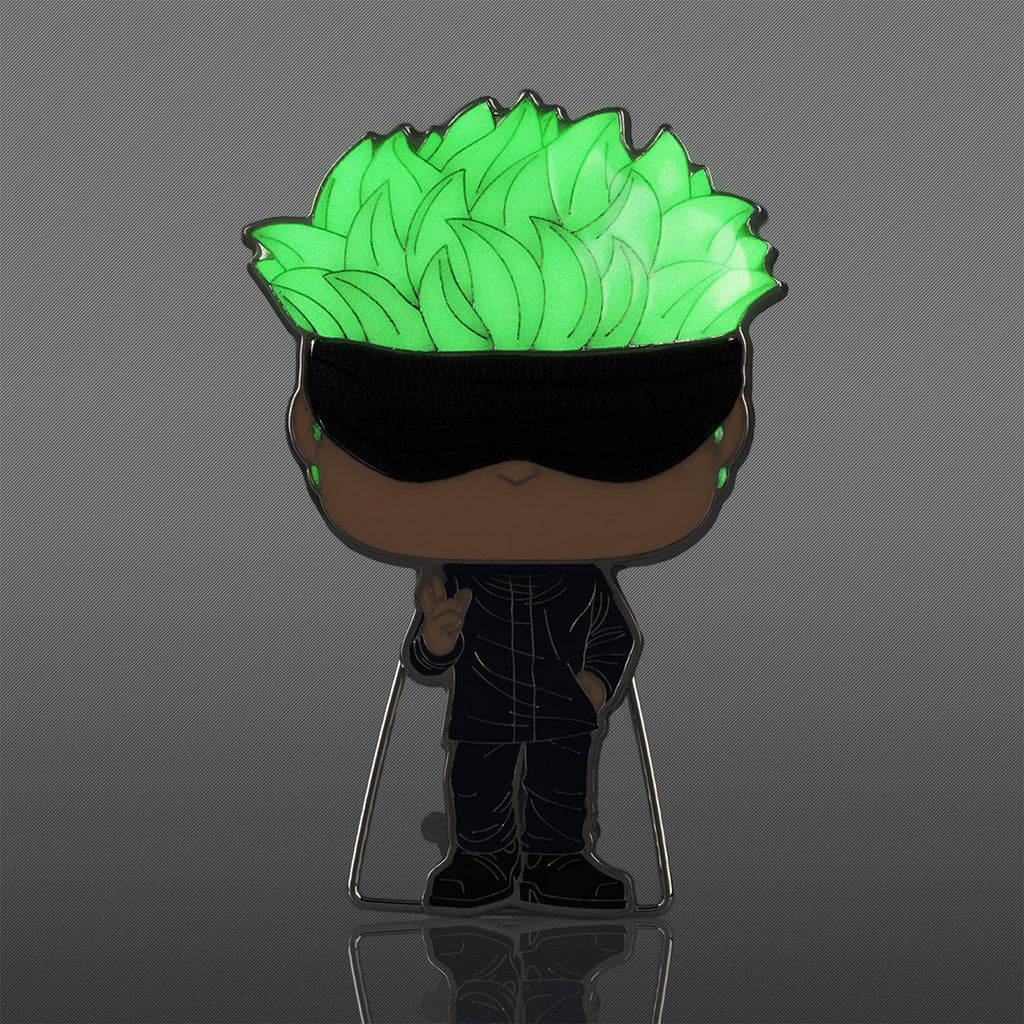 Image produit Jujutsu Kaisen - Satoru Gojo Glow in the Dark Funko Pop Pin 10 cm