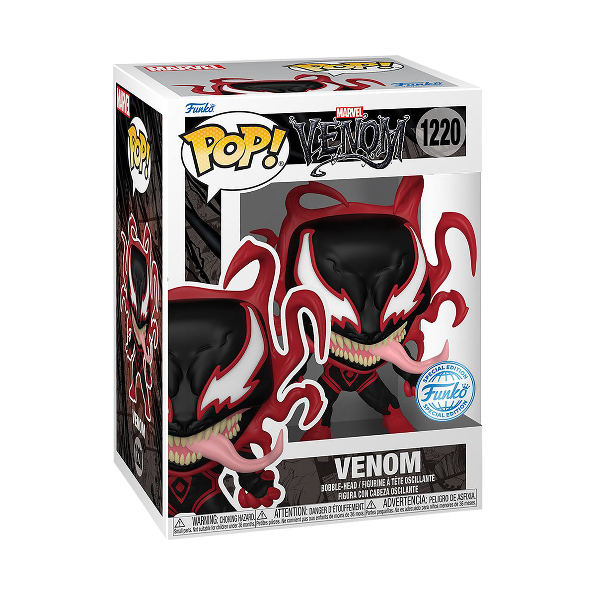 Produktbild Spider-Man - Miles Morales (Venom/Carnage) Funko Pop Figur mit Wackelkopf