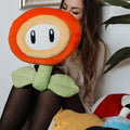 Image produit Super Mario - Figurine en peluche Fleur de Feu XL