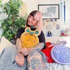 Productafbeelding One Piece - Mera Mera Duivelsvrucht Kussen