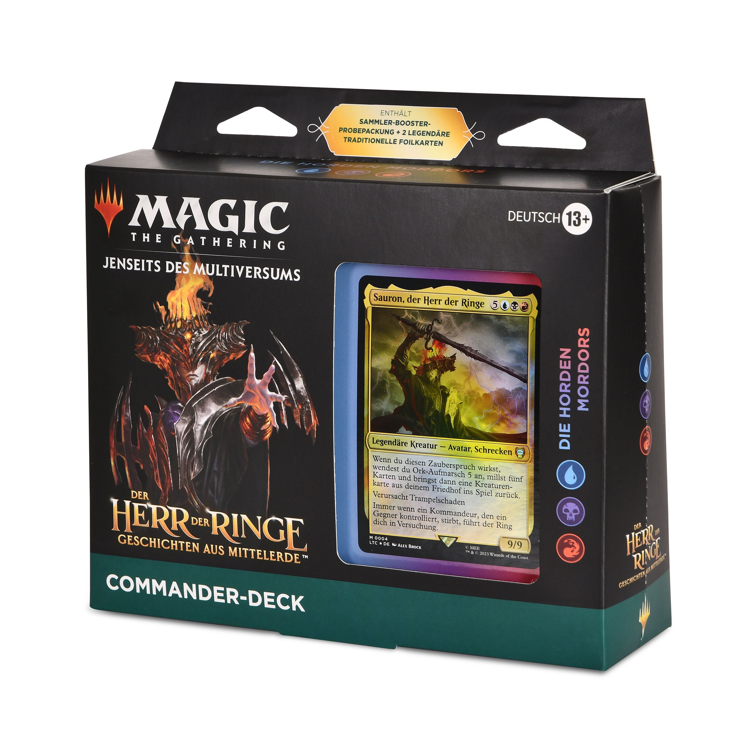 Productafbeelding Heer der Ringen Midden-aarde De Hordes van Mordor Commander Deck - Magic The Gathering