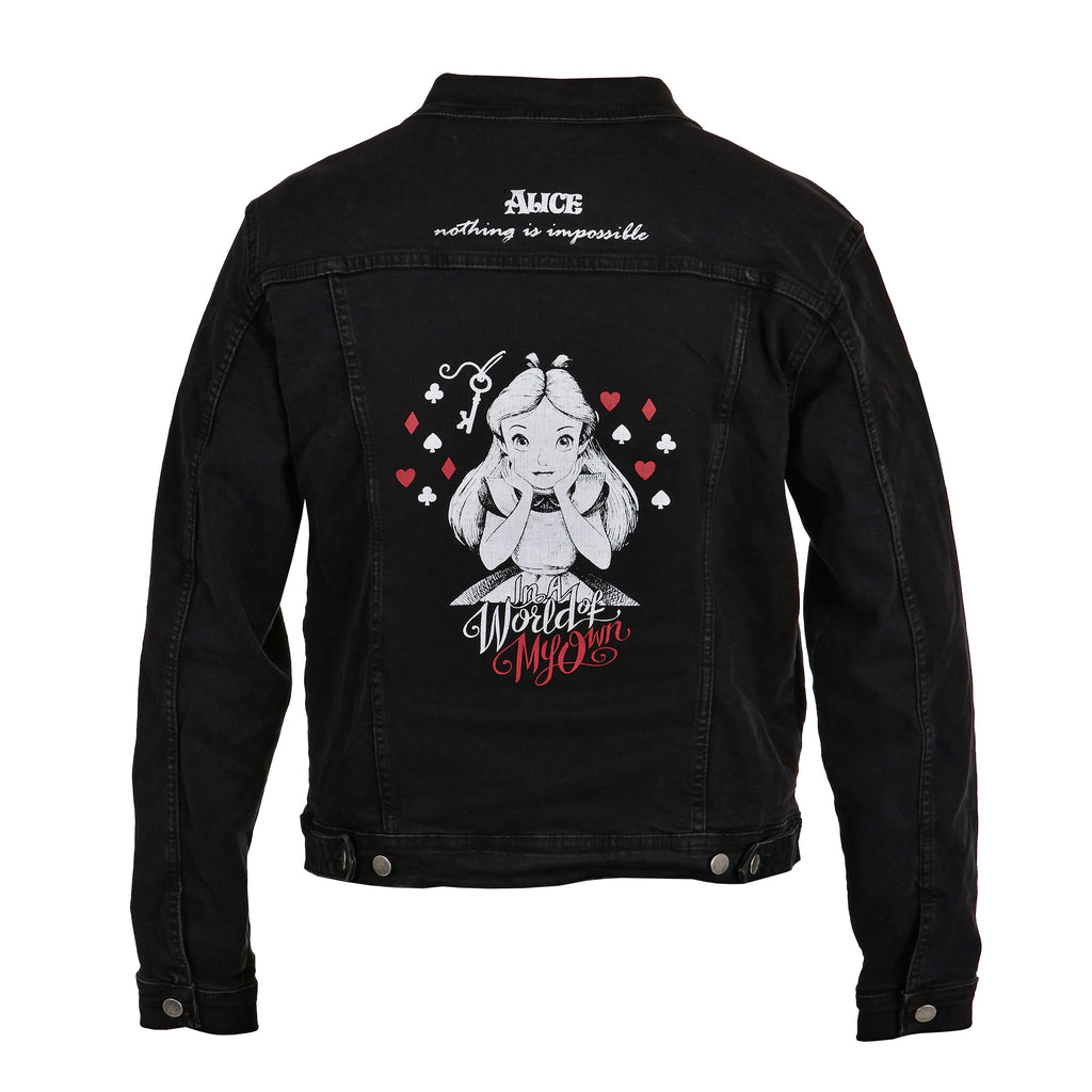 Productafbeelding Alice in Wonderland - World Of My Own Spijkerjas Dames Zwart
