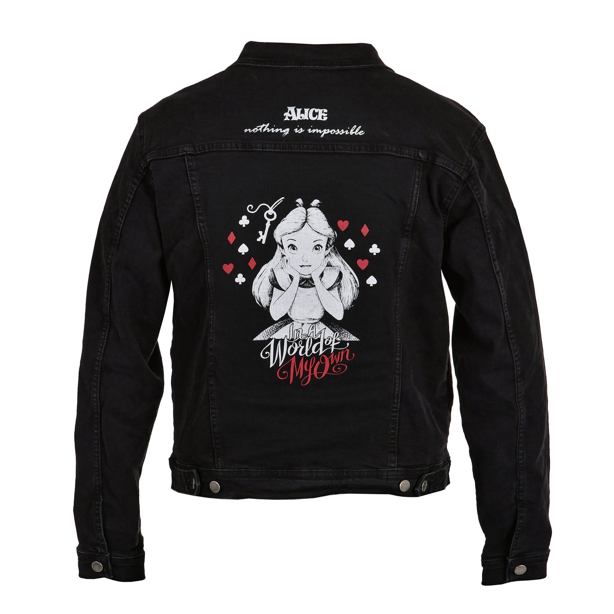 Productafbeelding Alice in Wonderland - World Of My Own Spijkerjas Dames Zwart