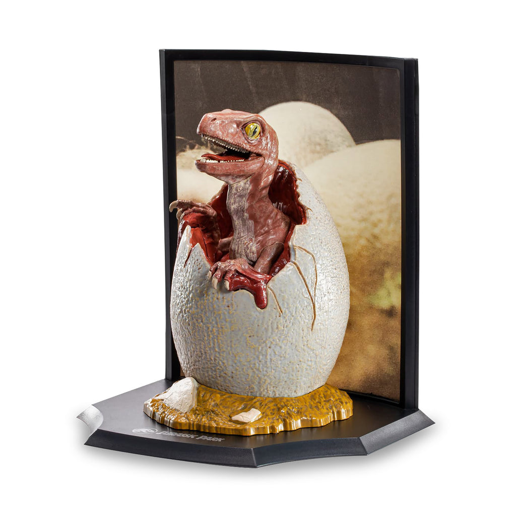 Image produit Jurassic Park - Figurine Diorama d'Oeuf de Bébé Vélociraptor