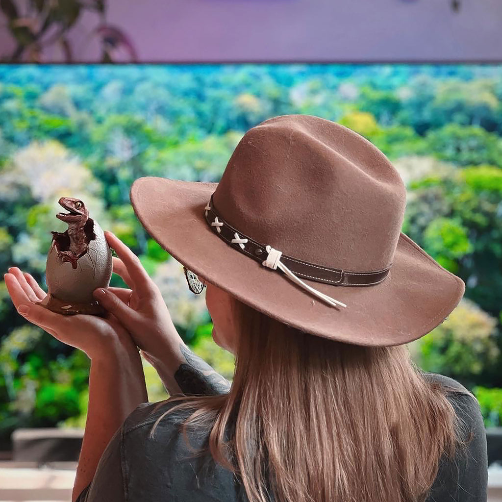 Image produit Jurassic Park - Figurine Diorama d'Oeuf de Bébé Vélociraptor