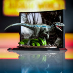 Produktbild Jurassic Park - Blue Velociraptor Diorama Figur