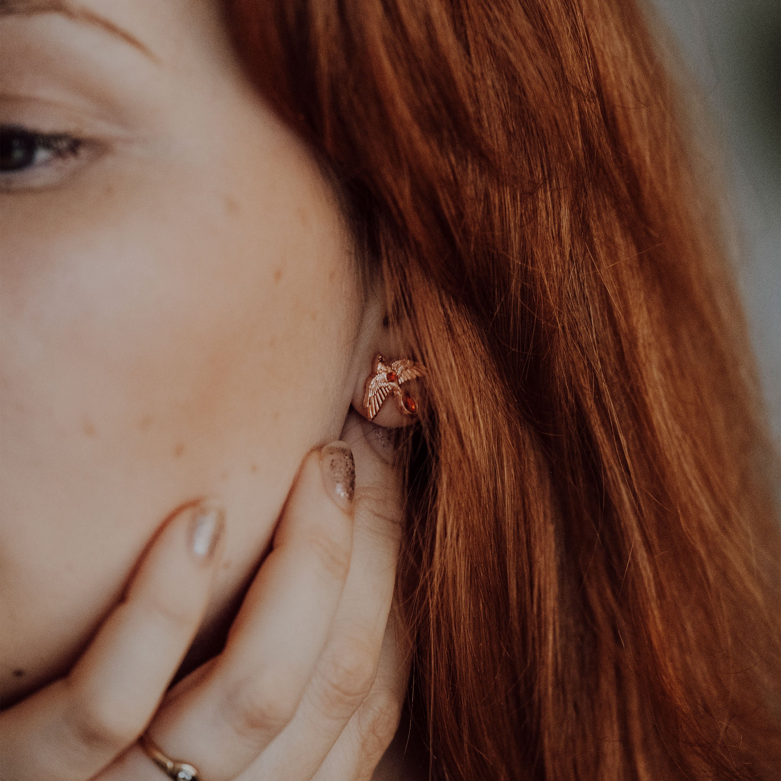 Produktbild Harry Potter - Fawkes Ohrstecker
