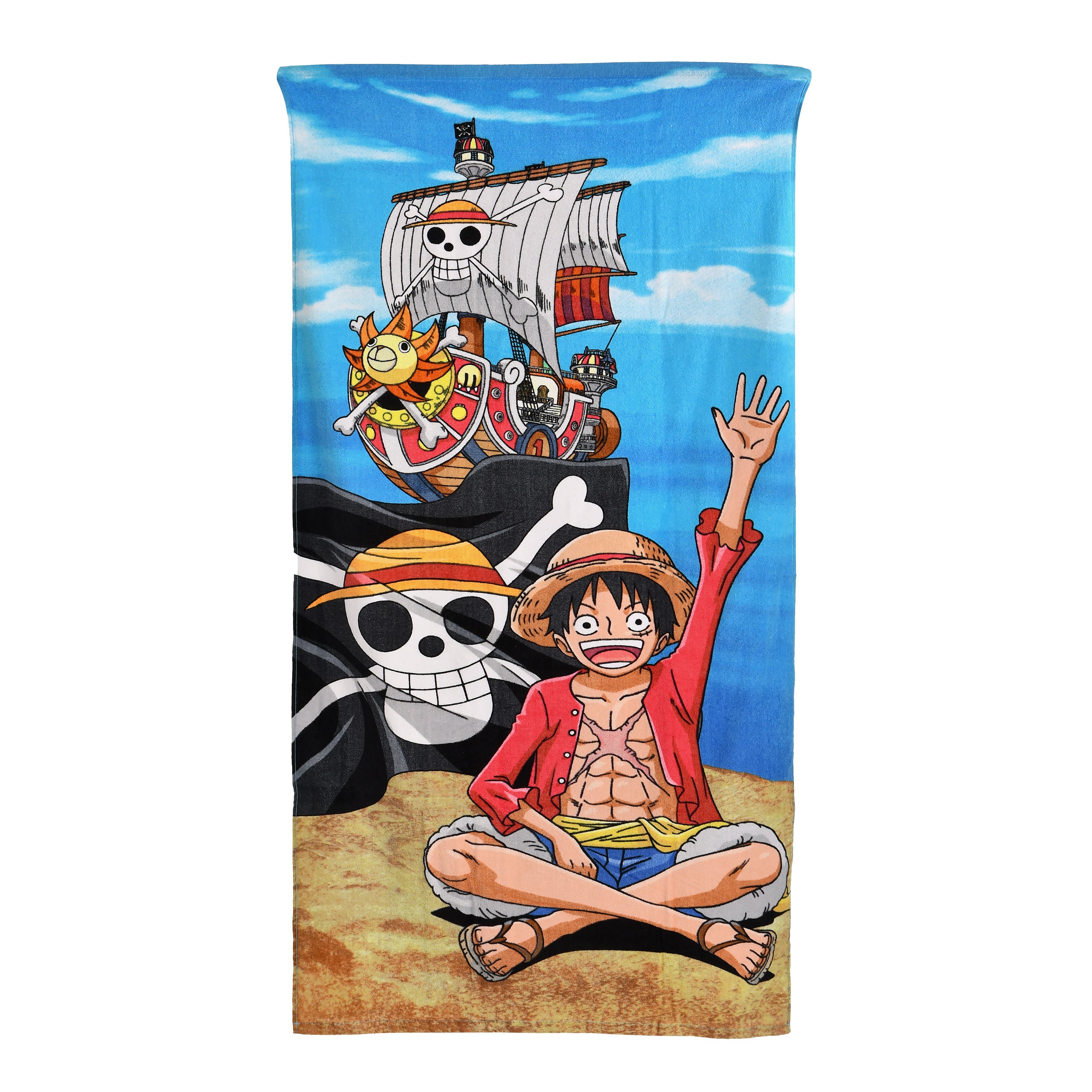 Produktbild One Piece - Luffy & Thousand Sunny Badetuch