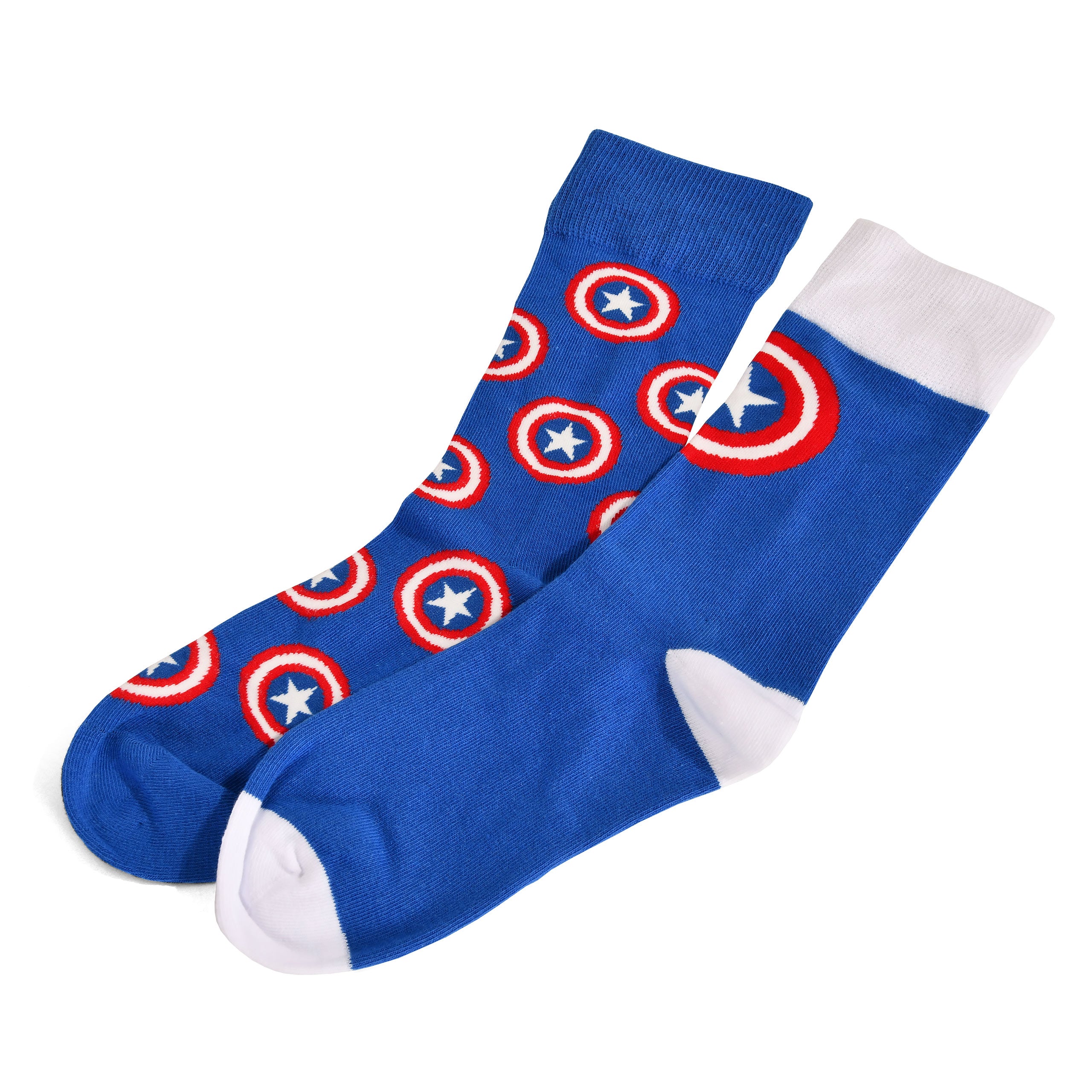 Product image Captain America - Shield Logo Socks 2 Pair Set Blue