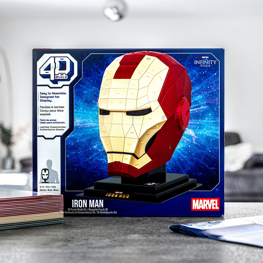 Productafbeelding Iron Man - Helm 4D Build Modelbouwset