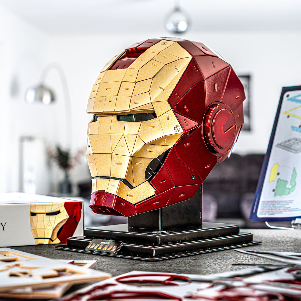 Productafbeelding Iron Man - Helm 4D Build Modelbouwset